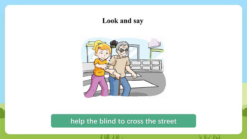 沪教牛津版(六三制一起)英语六下 Unit 7《Helping others》Look and learn 课件第7页