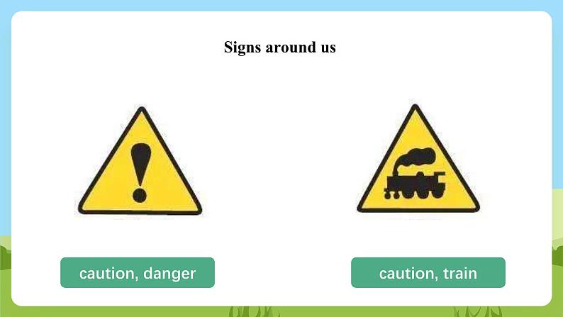 沪教牛津版(六三制一起)英语六下 Unit 8《Reading signs》Listen and say Think and write 课件第6页