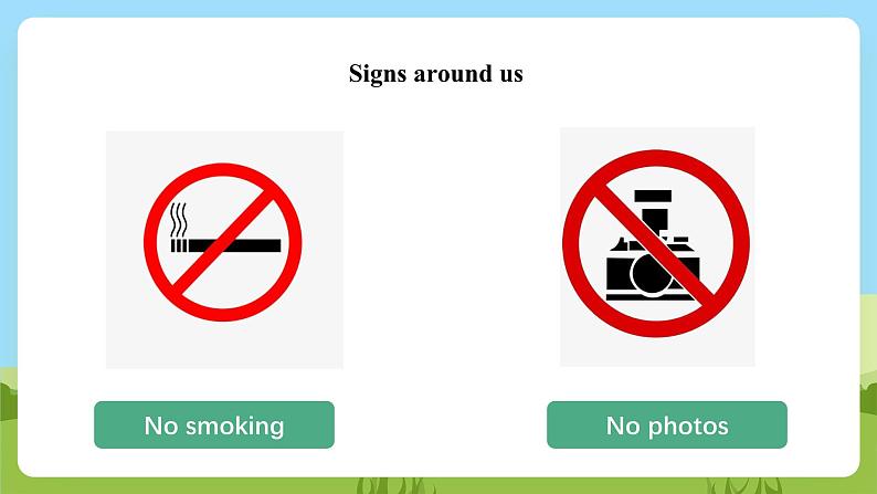 沪教牛津版(六三制一起)英语六下 Unit 8《Reading signs》Listen and say Think and write 课件第7页