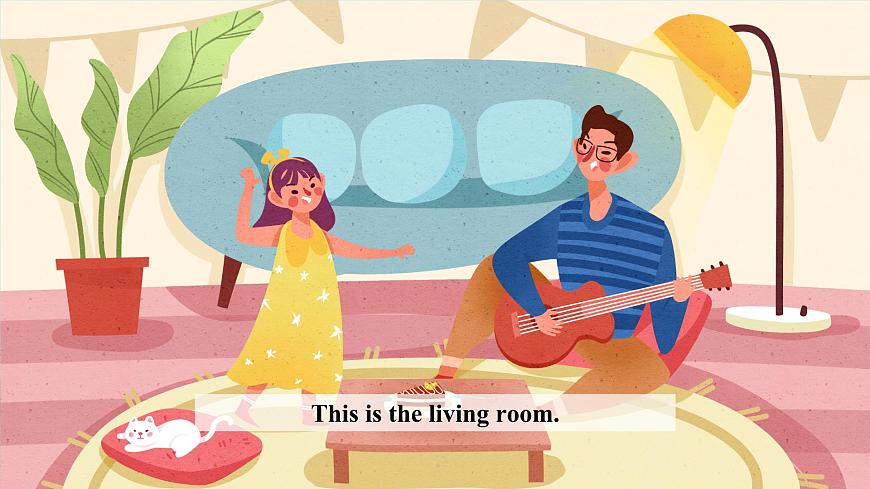 滬教牛津版（六三制一起）英語五下 Unit 2《Our new home》Listen and say Listen and enjoy 課件第7頁
