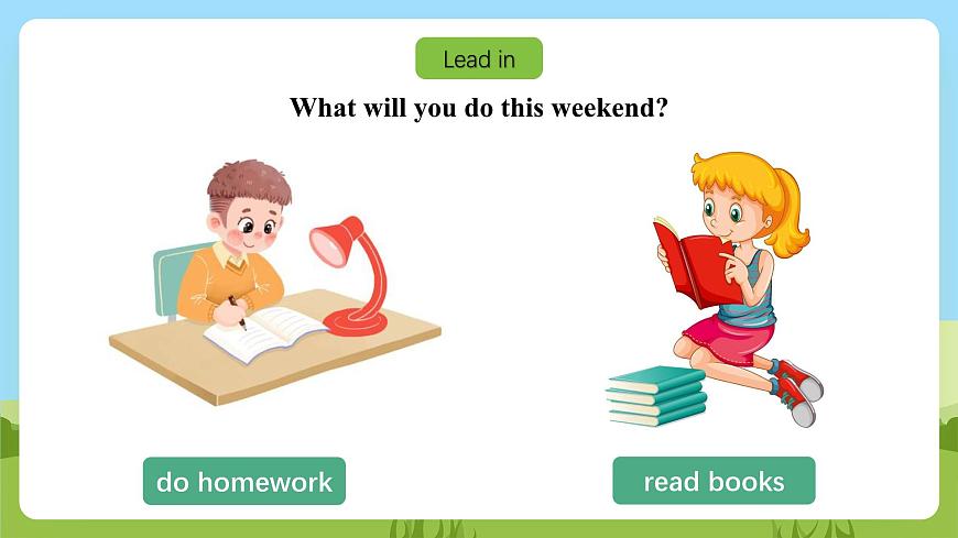 滬教牛津版（六三制一起）英語五下 Unit 4《Reading is fun》Listen and say Write and say 課件第4頁