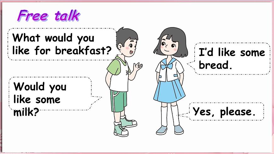Unit 2  Good food，good health Lesson 4 Three meals a day（課件）-2024-2025學(xué)年冀教版（三起）（2024）英語三年級下冊第4頁