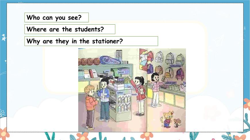 Unit1 School things  lead-in & cartoon time（課件）-2024-2025學(xué)年譯林版（三起）（2024）英語三年級下冊第7頁