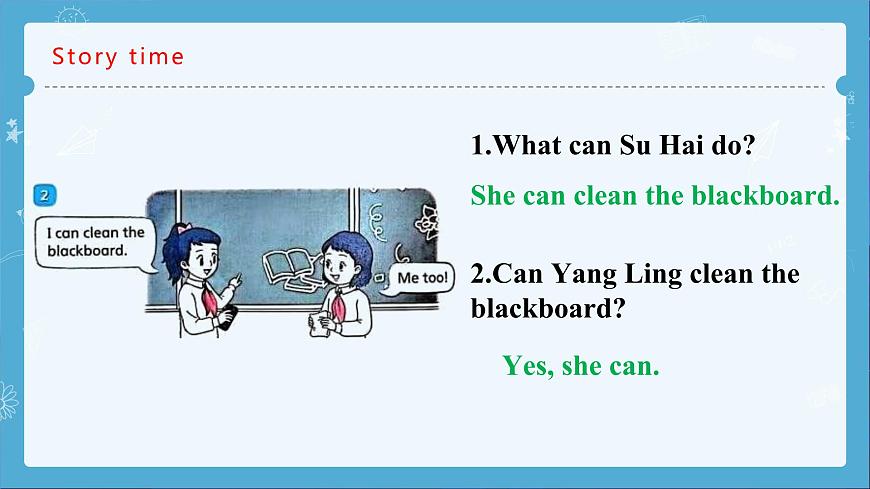 Unit2 Clean our classroom story time（課件）-2024-2025學年譯林版（三起）（2024）英語三年級下冊第8頁