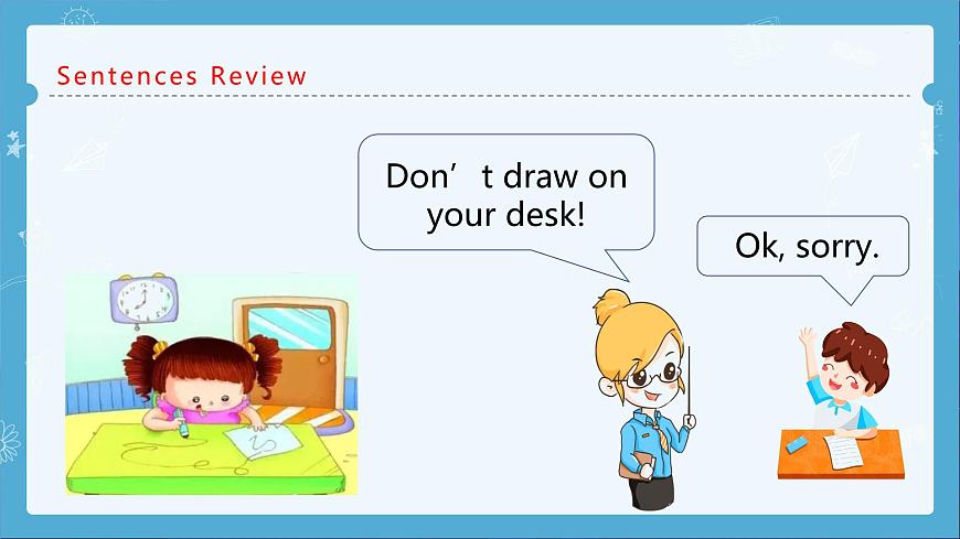 Unit3 School Rules story time（課件）-2024-2025學(xué)年譯林版（三起）（2024）英語三年級(jí)下冊(cè)第6頁