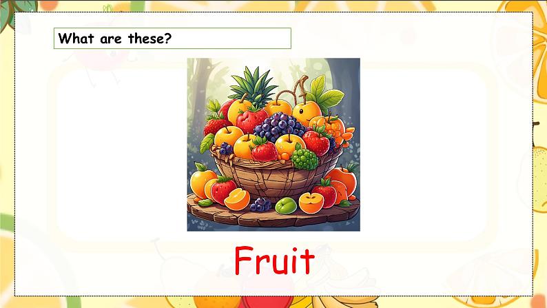 Unit5 Fruit class lead-in & cartoon time(课件)-2024-2025学年译林版(三起)(2024)英语三年级下册第3页