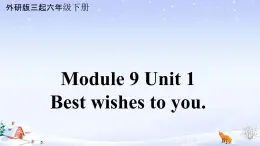 Module 9 Unit 1 Best wishes to you.（课件）