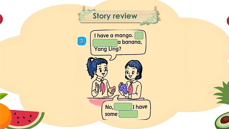 Unit5 Fruit wrap-up time(课件)-2024-2025学年译林版(三起)(2024)英语三年级下册第4页