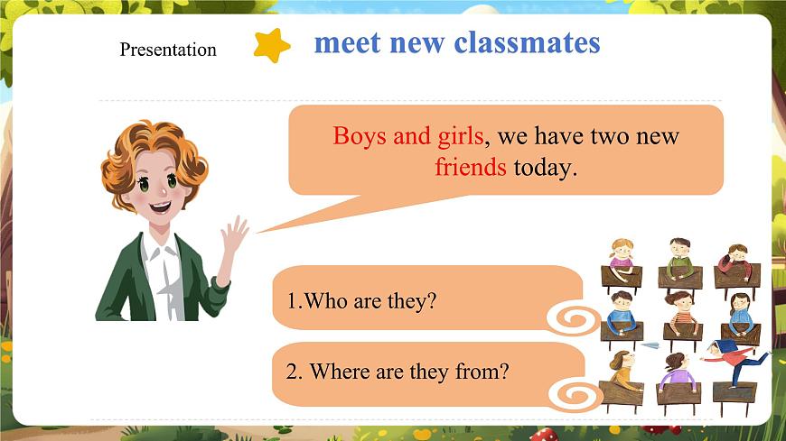 Unit1 第2課時(教學(xué)課件)Part A Let's learn&Listen and chant&Let's spell-【大單元教學(xué)】三年級英語下冊同步備課系列(人教PEP版·2024)第7頁