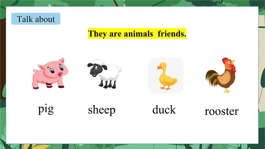 外研版（三起）（2024）英語(yǔ)三年級(jí)下冊(cè) Unit 1 Animal friends 第1課時(shí) Get ready~Start up（課件）第3頁(yè)