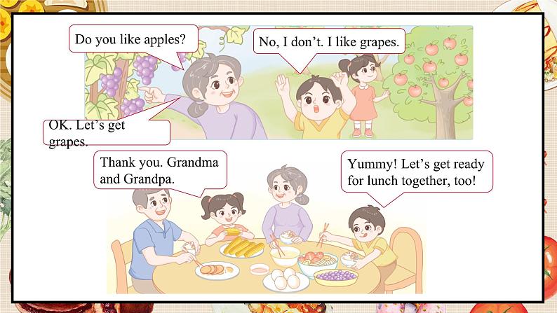 外研版(三起)(2024)英语三年级下册 Unit 3 Yummy food 第2课时 Speed up(课件)第7页