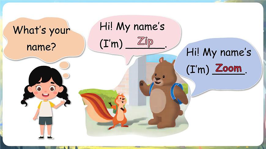 第2課時 A Let’s learn ＆ Listen and chant第7頁