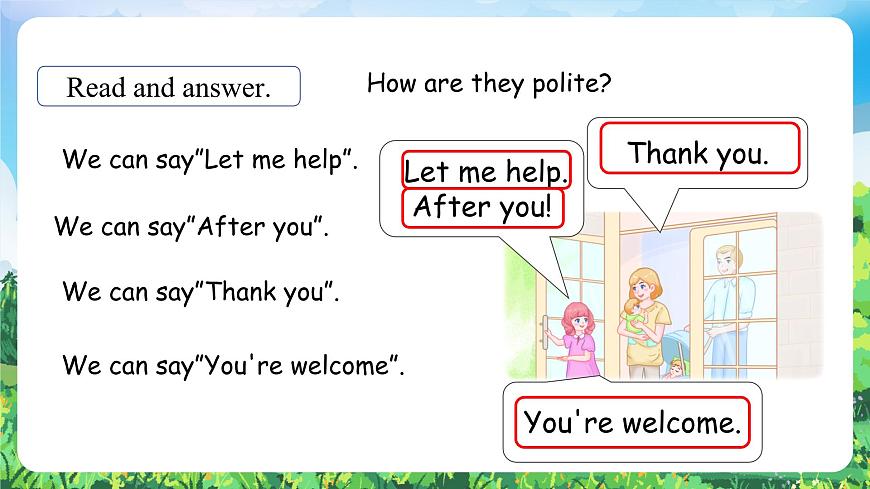 人教PEP版（2024）英語(yǔ)三年級(jí)下冊(cè) Unit 1 Meeting new people Part B（1）Let’s talk ~ Choose and say（課件）第8頁(yè)