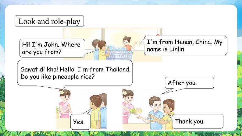人教PEP版(2024)英语三年级下册 Unit 1 Meeting new people Part C Project ~ Reading time(课件)第8页