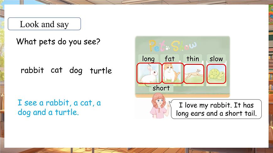 Unit 2 Part A（2）Let’s learn ~ Listen and chant第7頁