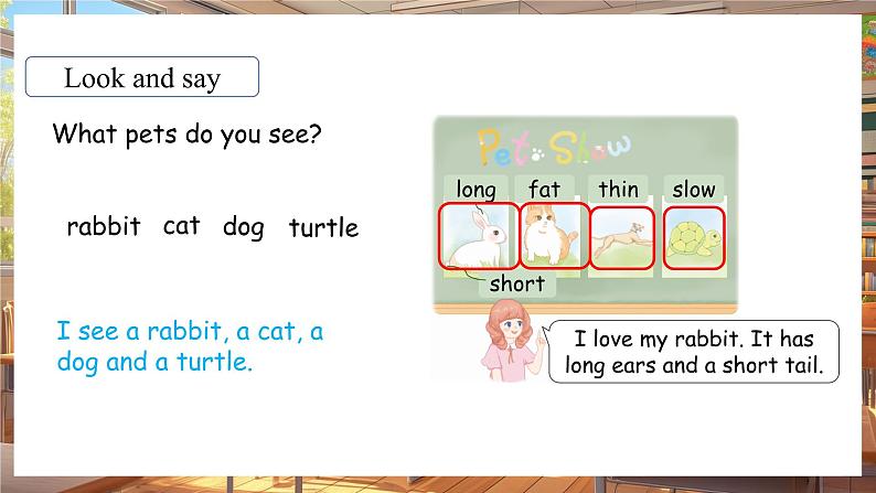 Unit 2 Part A(2)Let’s learn ~ Listen and chant第7页
