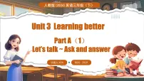 小学人教版PEP(2024)Unit 3 Learning better课文ppt课件