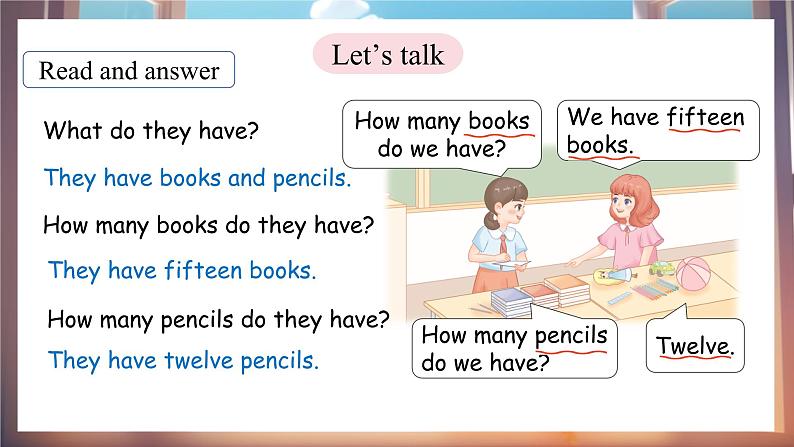Unit 6 Part A(1)Let’s talk ~ Count and say第4页