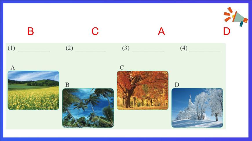 教科版（廣州）英語(yǔ)五下Module 1 Unit 1 《What's your favourite season？》Lesson 2 課件第8頁(yè)