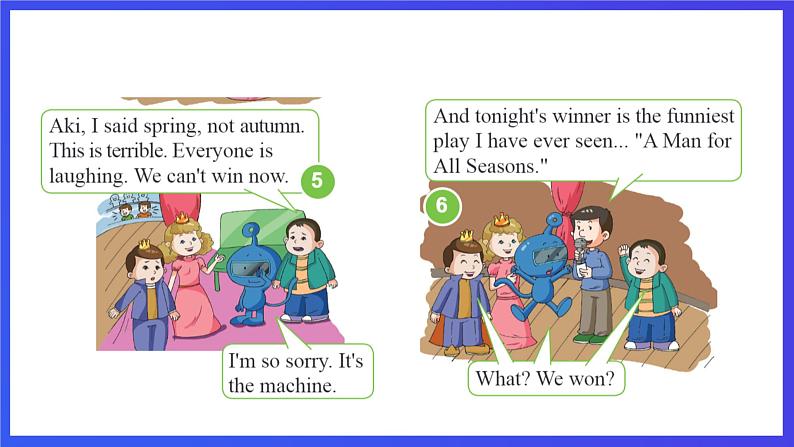 教科版(广州)英语五下Module 1 Unit 2 《It's the middle of winter 》Lesson 3 课件第8页