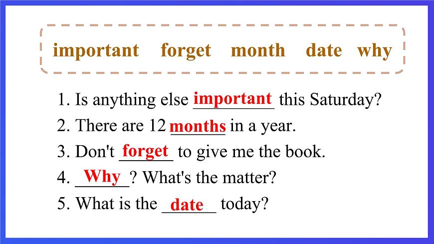 教科版（廣州）英語五下Module 2 Unit 3 《We are going to have an English test》 Lesson 2 課件第7頁