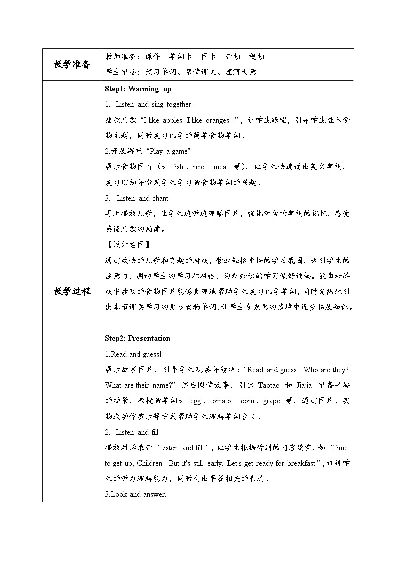 Unit3 第2课时Speed up & Fuel up(教学设计)第3页