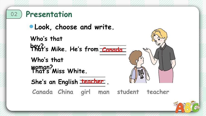 【備課無憂】人教版三下- U1P  B Read and write & Reading time （課件）第8頁