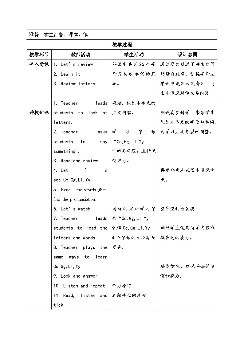 【备课无忧】人教版三下-U 6 PA Let’s spell(教案)第2页
