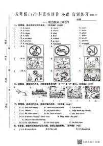江苏省泰州市兴化市2024-2025学年六年级上学期期末英语试题