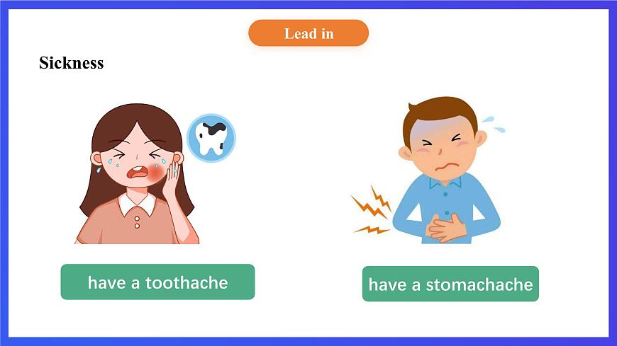 【核心素養(yǎng)】北京版英語四下 Unit 2《What's wrong with you？》Lesson 5 課件第6頁