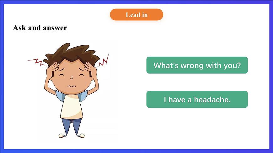 【核心素養(yǎng)】北京版英語(yǔ)四下 Unit 2《What's wrong with you？》Lesson 6 課件第4頁(yè)