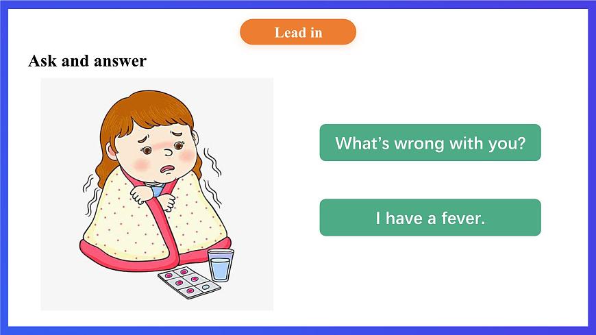 【核心素養(yǎng)】北京版英語(yǔ)四下 Unit 2《What's wrong with you？》Lesson 6 課件第5頁(yè)