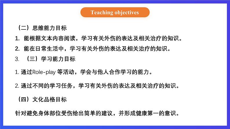 【核心素养】北京版英语四下 Unit 2《What's wrong with you?》Lesson 7 课件第3页