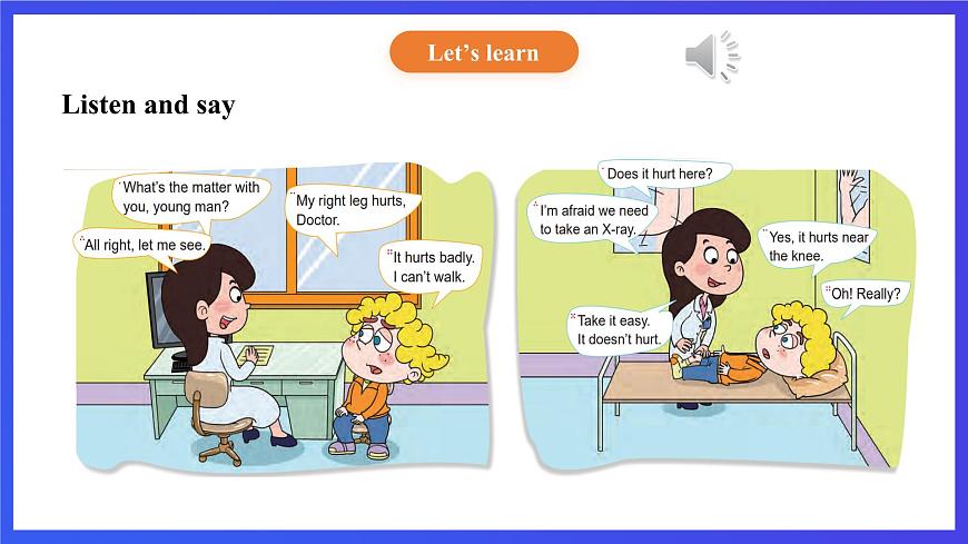 【核心素養(yǎng)】北京版英語四下 Unit 2《What's wrong with you？》Lesson 7 課件第6頁