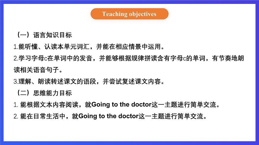【核心素養(yǎng)】北京版英語(yǔ)四下 Unit 2《What's wrong with you？》Lesson 8 課件第2頁(yè)