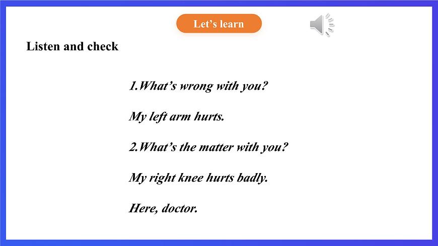 【核心素養(yǎng)】北京版英語(yǔ)四下 Unit 2《What's wrong with you？》Lesson 8 課件第8頁(yè)