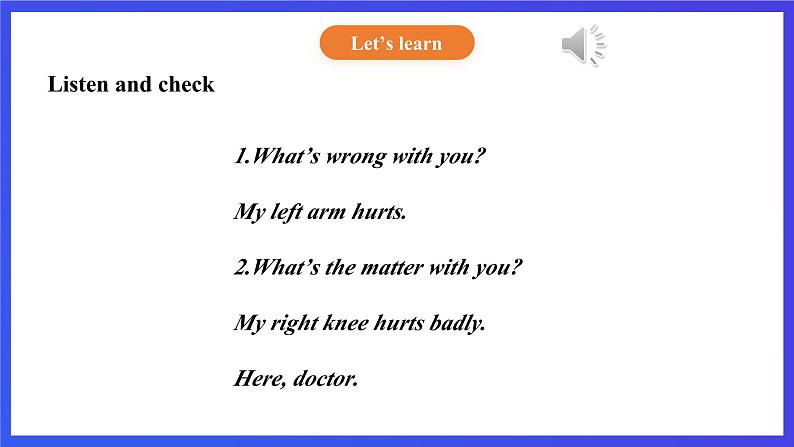 【核心素养】北京版英语四下 Unit 2《What's wrong with you?》Lesson 8 课件第8页