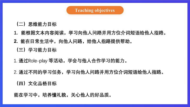 【核心素养】北京版英语四下 Unit 3《Can you tell me the way?》Lesson 10 课件第3页
