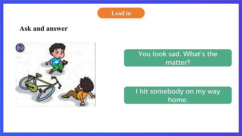 【核心素养】北京版英语四下 Unit 7《What happened to the floor?》Lesson 25 课件第5页