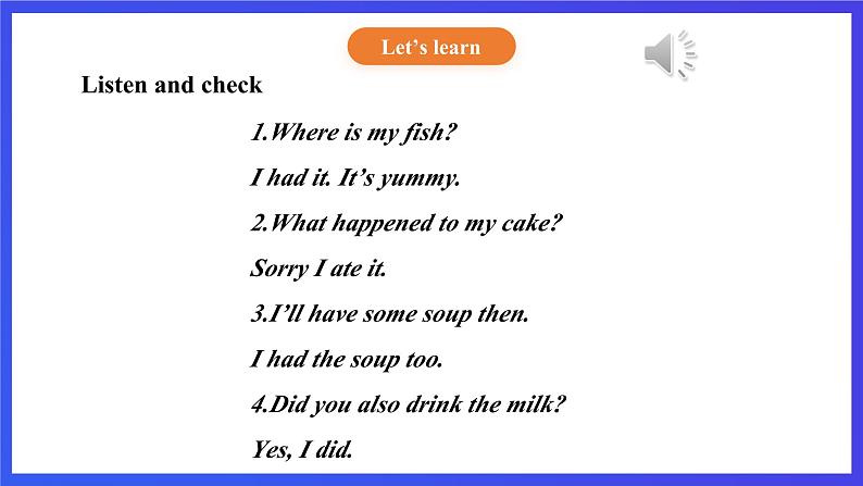 【核心素养】北京版英语四下 Unit 7《What happened to the floor?》Lesson 26 课件第8页