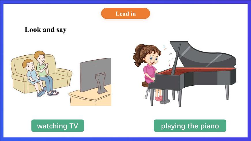 【核心素養(yǎng)】北京版英語(yǔ)五下 Unit 1《What are you doing？》Lesson 2 課件第4頁(yè)