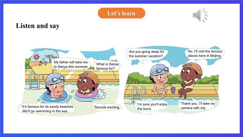 【核心素养】北京版英语五下 Unit 7《Are you going away for the holiday?》Lesson 25 课件第8页
