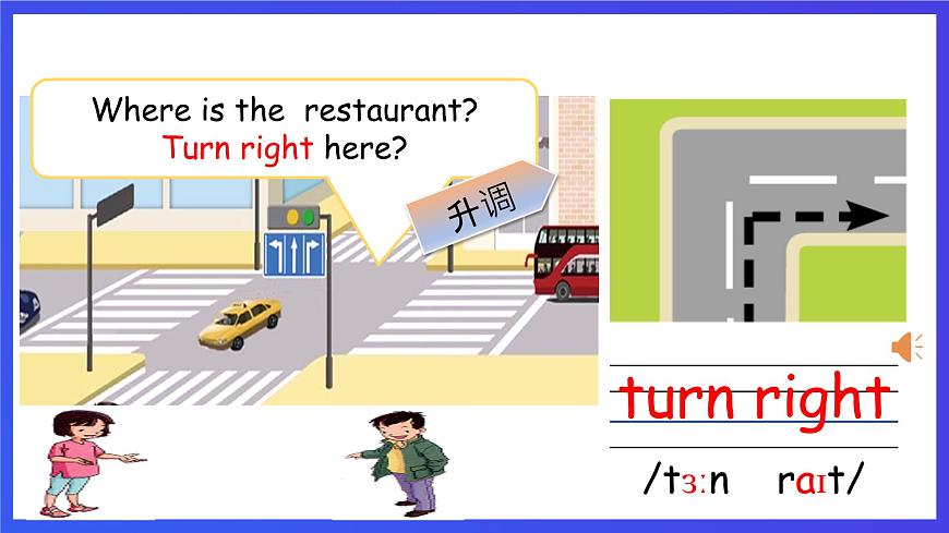 人教版（新起點(diǎn)）英語四下 Unit 1 Neighbourhood lesson 2 課件第7頁
