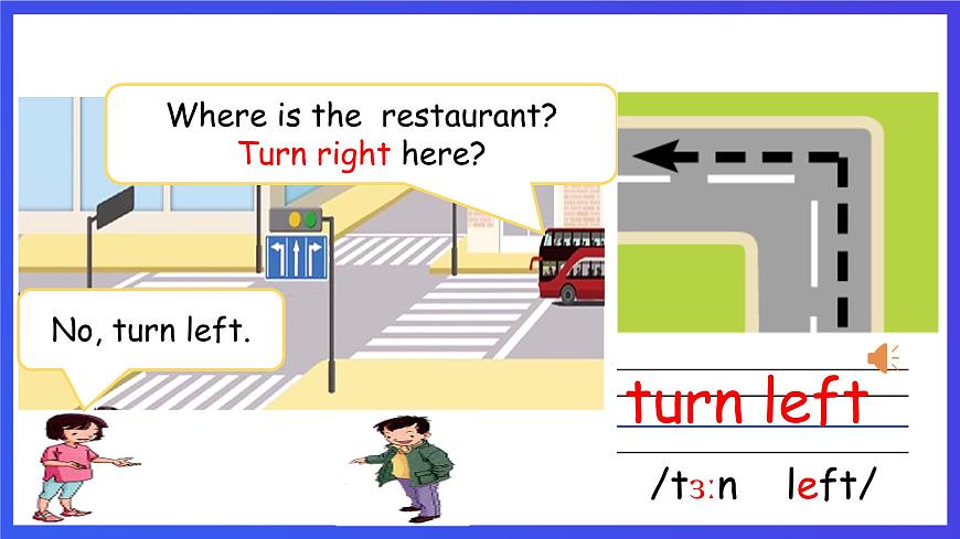 人教版（新起點(diǎn)）英語四下 Unit 1 Neighbourhood lesson 2 課件第8頁