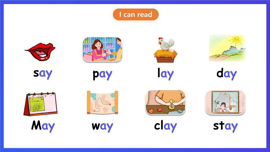 人教版（新起點(diǎn)）英語四下 Unit 1 Neighbourhood  Let's spell 課件第6頁