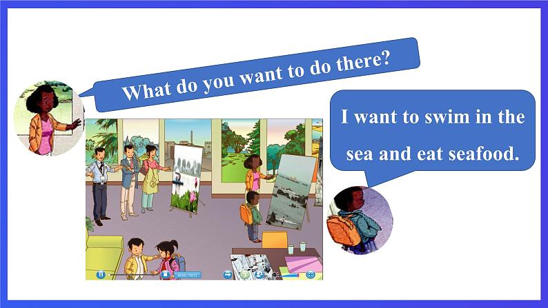 人教版(新起点)英语四下 Unit 3 Travel Plans lesson 2 & Fun time 课件第8页