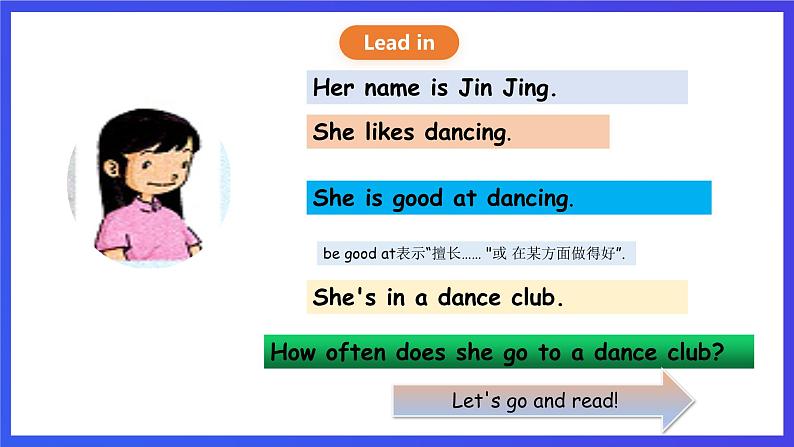 人教版(新起点)英语四下 Unit 5 Free Time Lesson 3 & Fun time 课件第7页