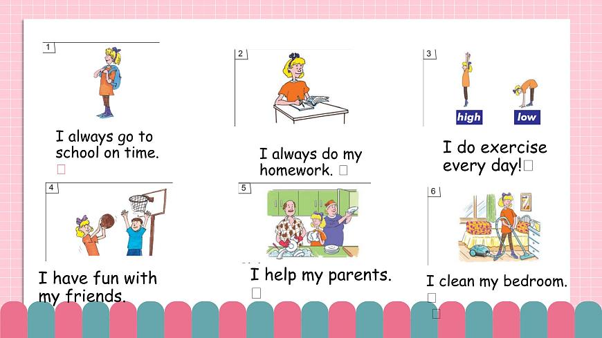 冀教版小學(xué)英語六年級下冊Lesson 11 Work Hard!課件第5頁
