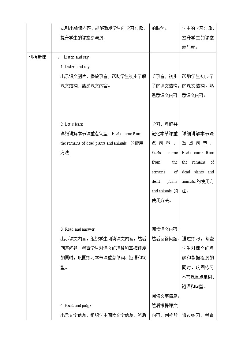【核心素养】北京版英语六下 Unit 3《Let's live a low-carbon life 》Lesson 12 教案第2页