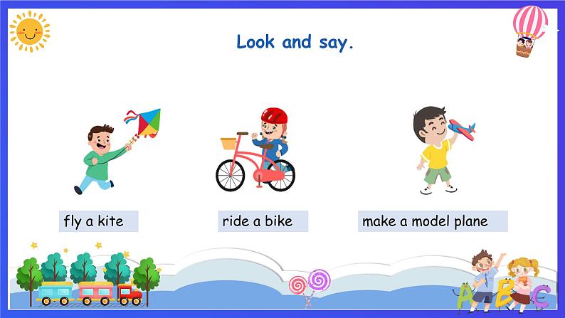 人教版(新起点)英语二年级下册 Unit1《Playtime》Lesson 2 课件第4页